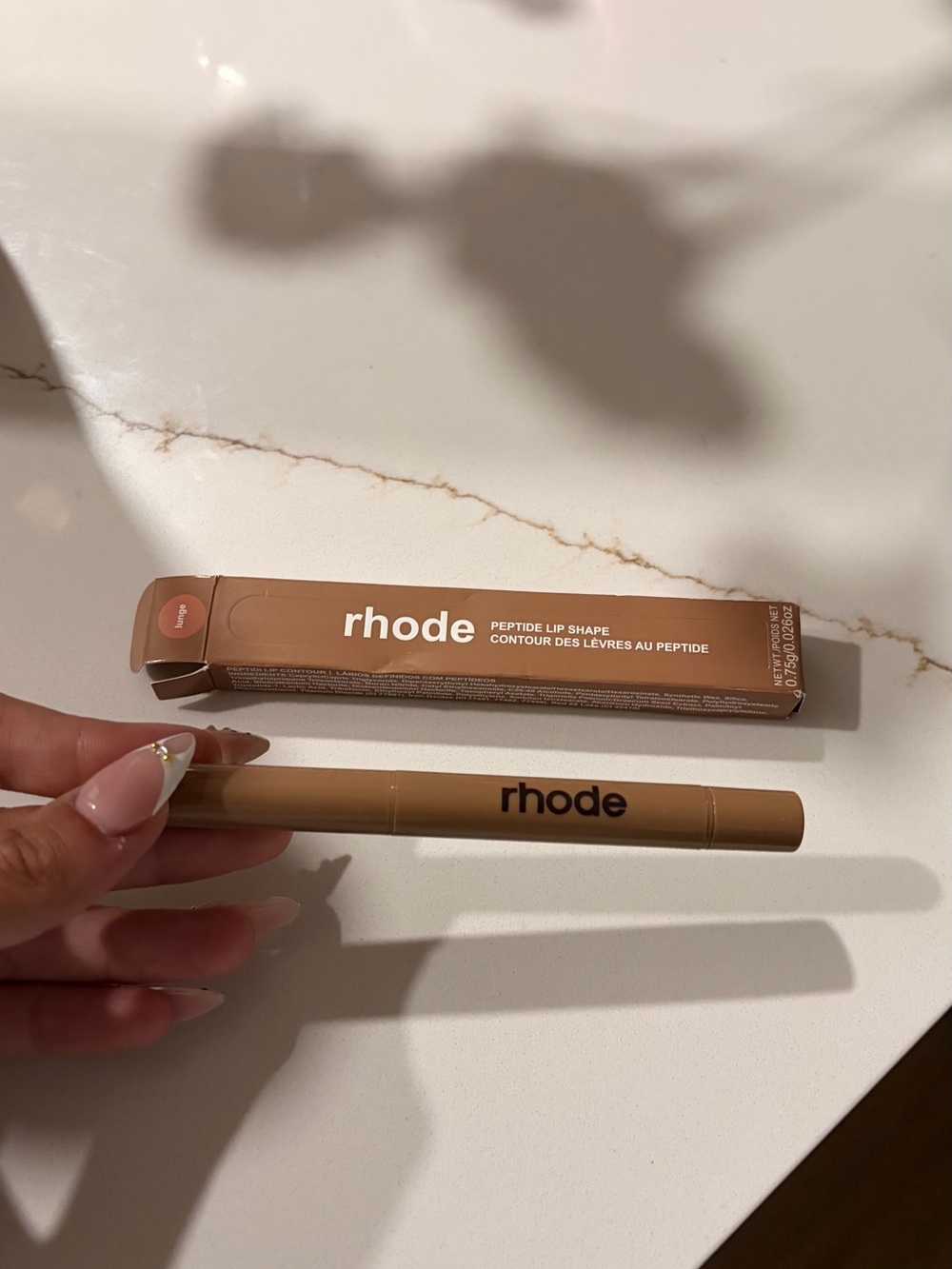 RHODE Peptide Lip Shape Lip Liner — Warm Nude